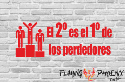STICKER EL 2° ES EL 1° DE LOS PERDEDORES