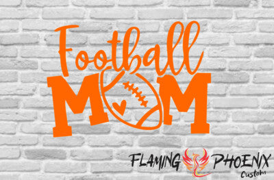STICKER FOOTBALL MOM