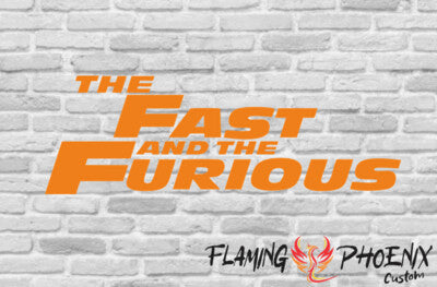 STICKER THE FAST AND THE FURIOUS