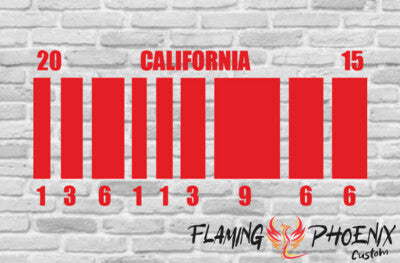 STICKER CALIFORNIA CODE