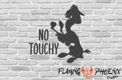 STICKER NO TOUCHY