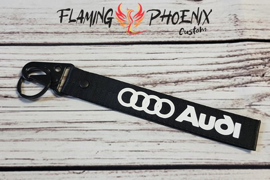 Audi strap keychain