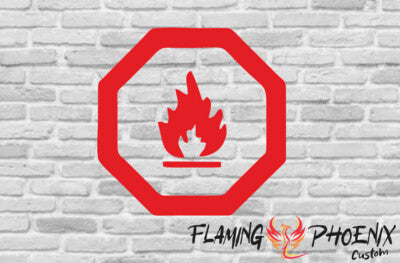 STICKER FLAMMABLE