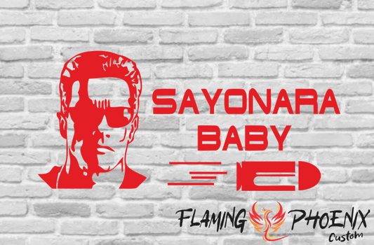 STICKER SAYONARA BABY