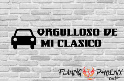 STICKER ORGULLOSO DE MI CLÁSICO