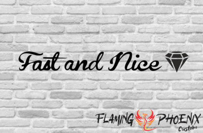 STICKER FAST AND NICE