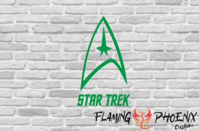 STICKER STAR TREK