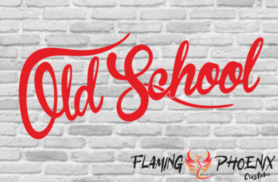 STICKER OLD SCHOOL HANDWRITE