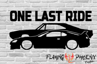 STICKER ONE LAST RIDE