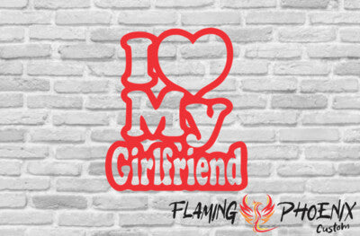 STICKER I LOVE MY GIRLFRIEND