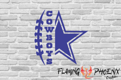 STICKER COWBOYS STAR