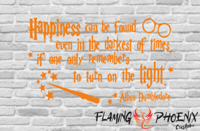 STICKER HAPPINESS CAN BE FOUND HARRY POTTER