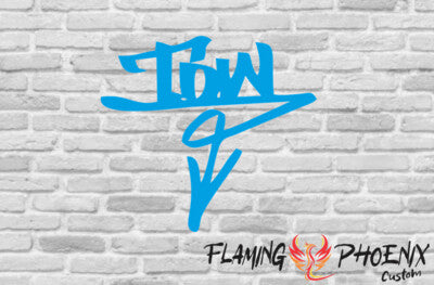 STICKER ARROW TOW GRAFFITI