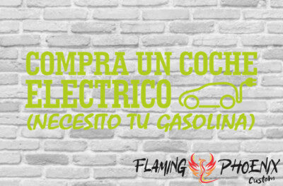 STICKER COMO UN COCHE ELÉCTRICO