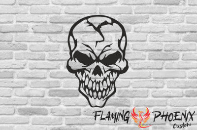 STICKER SMILING SKULL