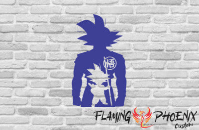 STICKER GOKU CHILD ADULT DRAGON BALL