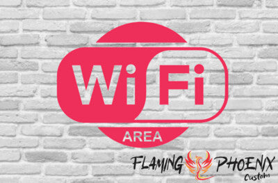 STICKER WIFI AREA