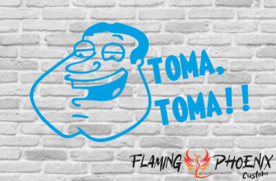 STICKER TOMA TOMA QUAGMIRE