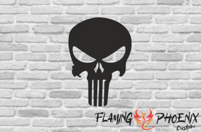 STICKER PUNISHER SKULL