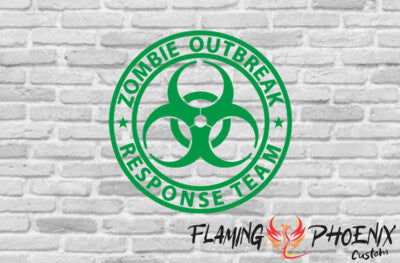STICKER ZOMBIE OUTBREAK