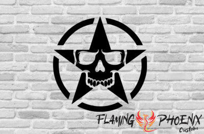 STICKER STAR SKULL