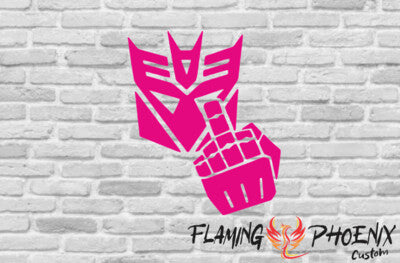 STICKER TRANSFORMERS F*CK