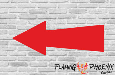 STICKER ARROW STRAIGHT