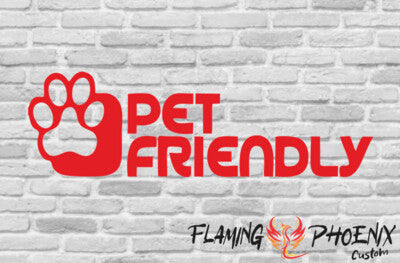 STICKER PET FRIENDLY