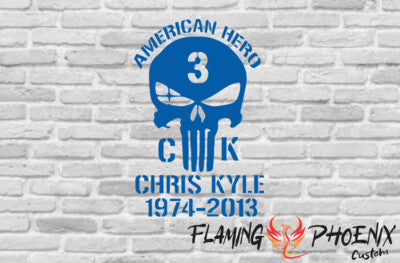 STICKER AMERICAN HERO CHRIS KYLE