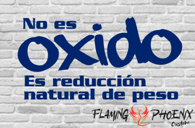 STICKER NO ES ÓXIDO