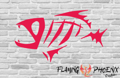 STICKER FISH SCRAPE