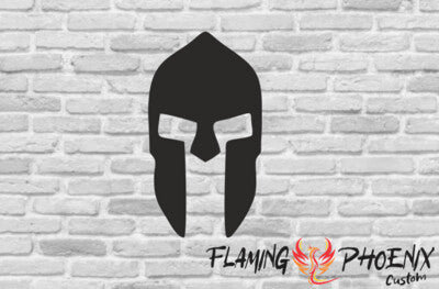 STICKER SPARTAN HELMET
