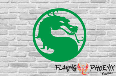 STICKER MORTAL KOMBAT LOGO