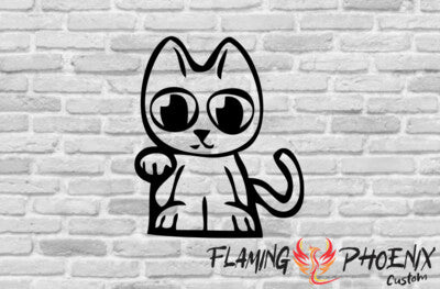 STICKER LUCKY CAT