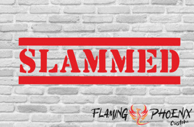 STICKER SLAMMED LINES