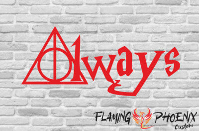 STICKER ALWAYS HARRY POTTER